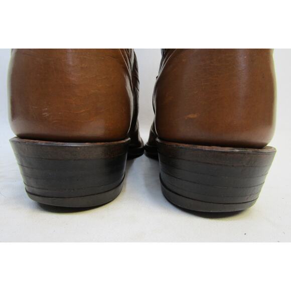 Gold Label TONY LAMA Mens Size 8 D Brown Leather Cowboy Western Boots
